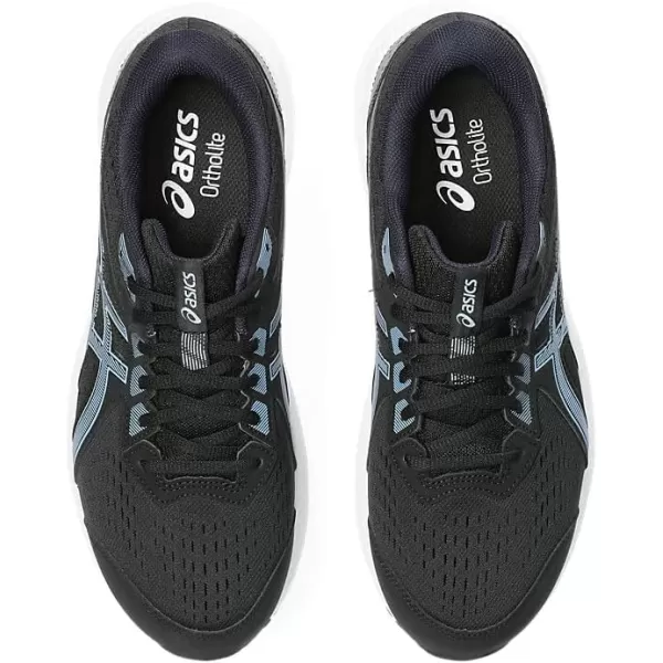 imageASICS Mens GelContend 8 Running ShoesBlackBlue Bliss