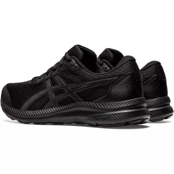 imageASICS Mens GelContend 8 Running ShoesBlackCarrier Grey