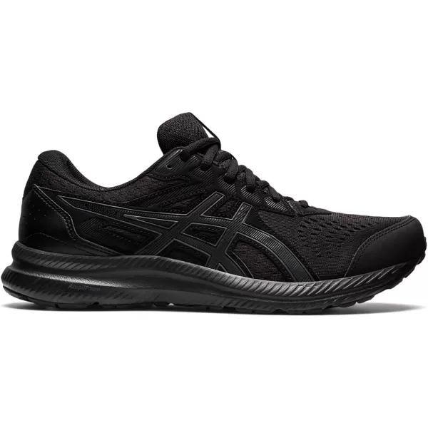 imageASICS Mens GelContend 8 Running ShoesBlackCarrier Grey