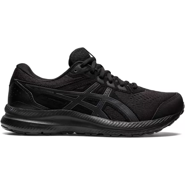 imageASICS Mens GelContend 8 Running ShoesBlackCarrier Grey
