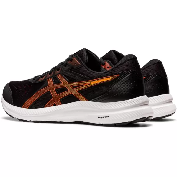 imageASICS Mens GelContend 8 Running ShoesBlackCherry Tomato