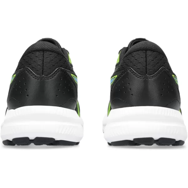 imageASICS Mens GelContend 8 Running ShoesBlackElectric Lime