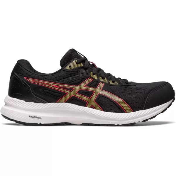 imageASICS Mens GelContend 8 Running ShoesBlackOlive Oil