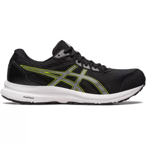 imageASICS Mens GelContend 8 Running ShoesBlackPure Silver