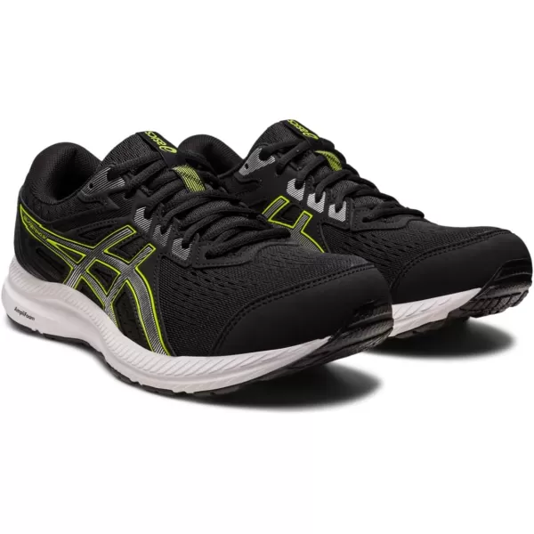 imageASICS Mens GelContend 8 Running ShoesBlackPure Silver