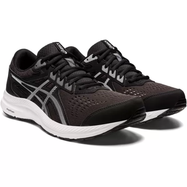 imageASICS Mens GelContend 8 Running ShoesBlackWhite