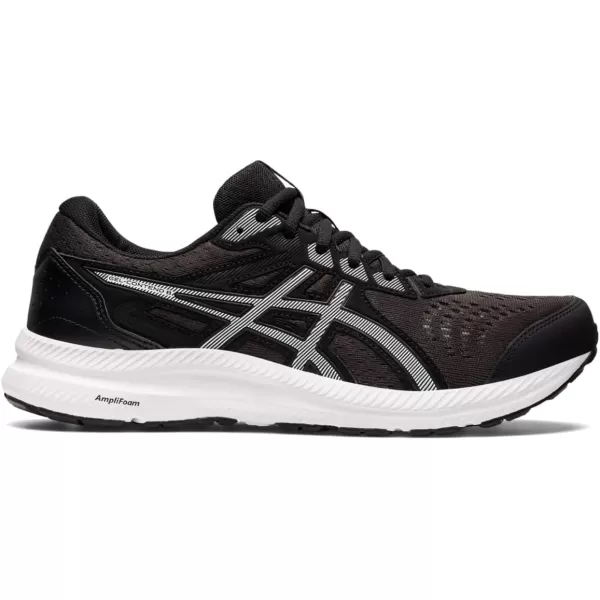 imageASICS Mens GelContend 8 Running ShoesBlackWhite