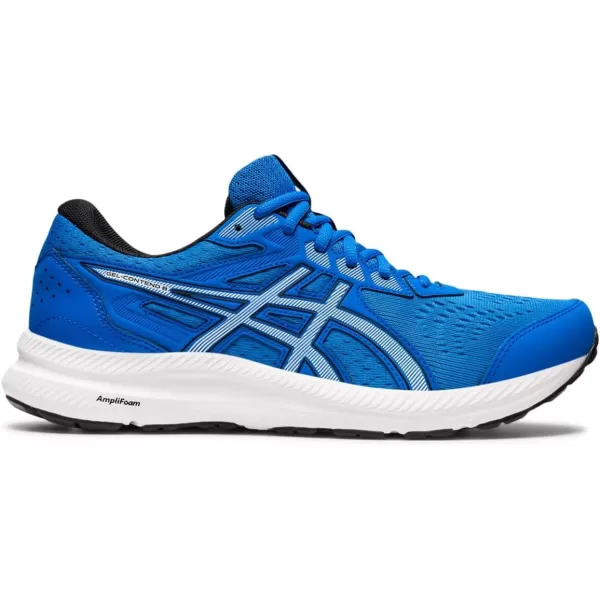 imageASICS Mens GelContend 8 Running ShoesElectric BlueWhite