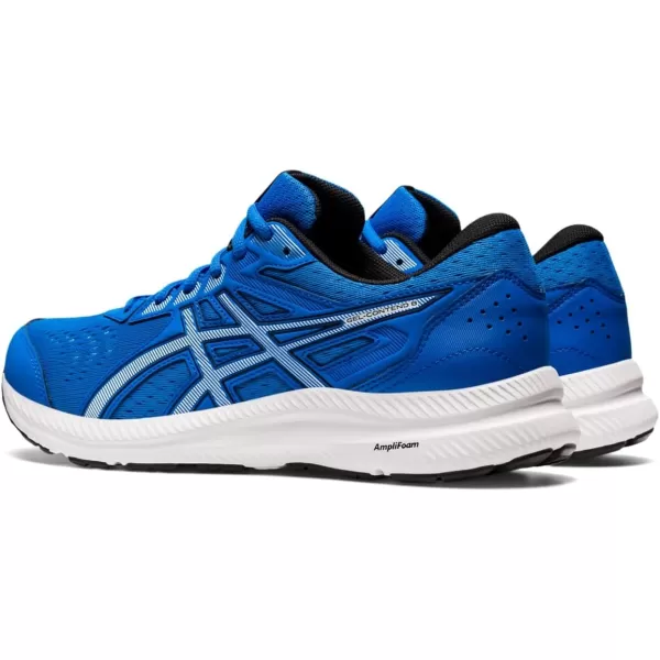 imageASICS Mens GelContend 8 Running ShoesElectric BlueWhite