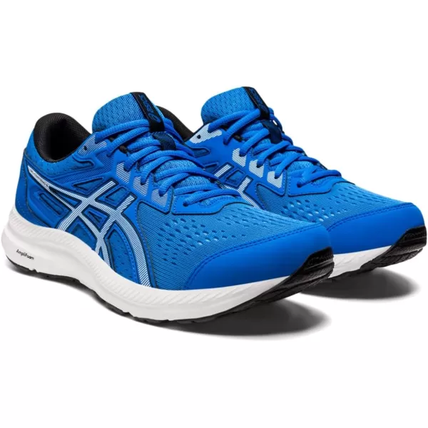 imageASICS Mens GelContend 8 Running ShoesElectric BlueWhite