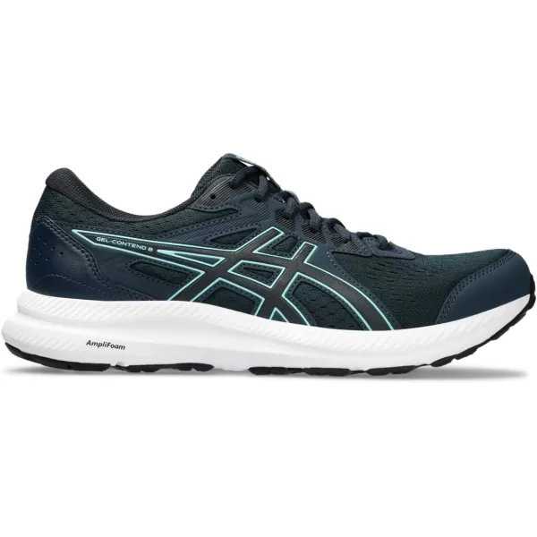 imageASICS Mens GelContend 8 Running ShoesFrench BlueBlack