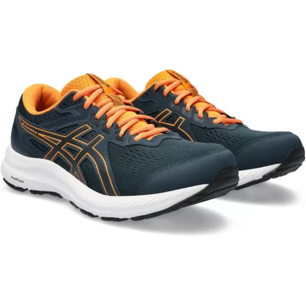 imageASICS Mens GelContend 8 Running ShoesFrench BlueBright Orange