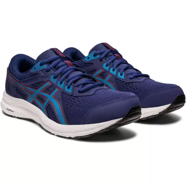 imageASICS Mens GelContend 8 Running ShoesIndigo BlueIsland Blue