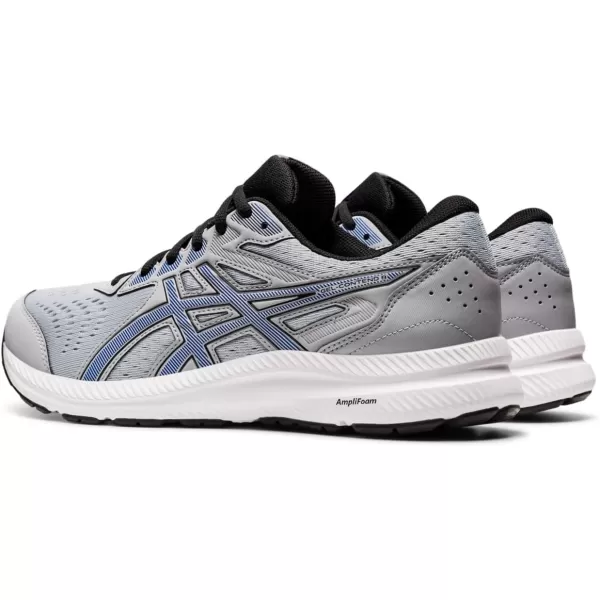 imageASICS Mens GelContend 8 Running ShoesPiedmont GreyAsics Blue