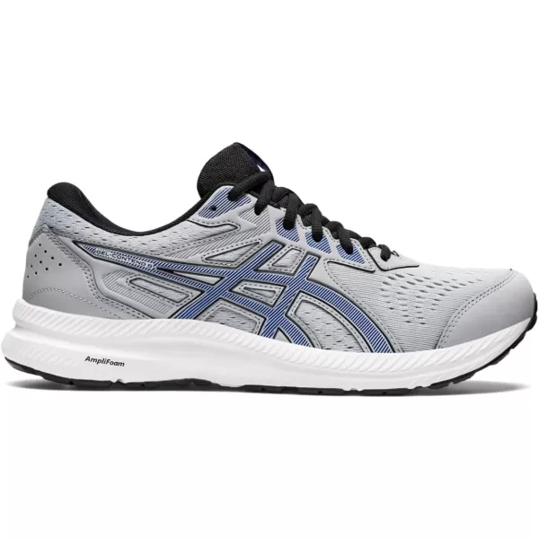 imageASICS Mens GelContend 8 Running ShoesPiedmont GreyAsics Blue