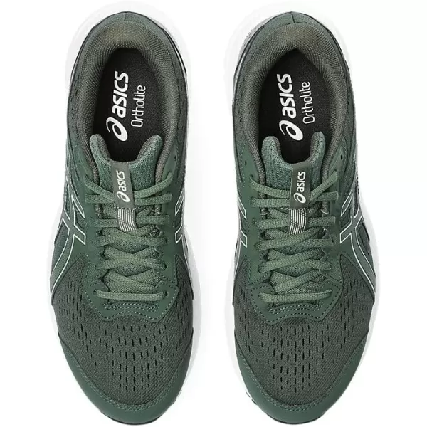 imageASICS Mens GelContend 8 Running ShoesRain ForestWhite