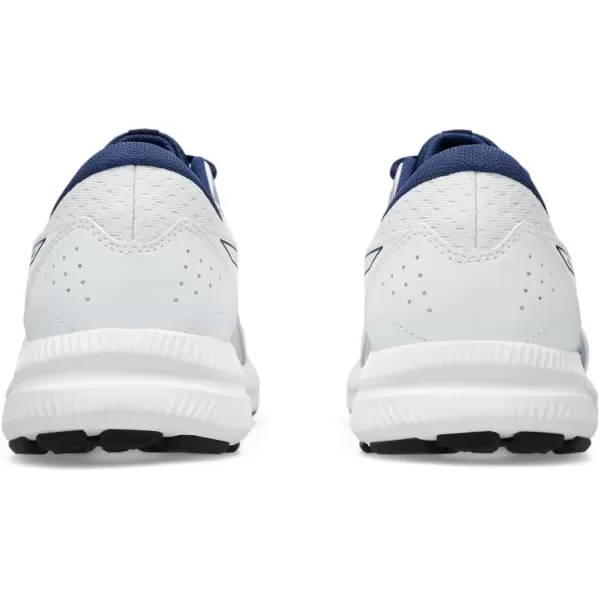imageASICS Mens GelContend 8 Running ShoesWhiteBlue Expanse