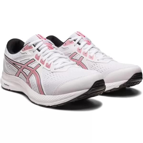 imageASICS Mens GelContend 8 Running ShoesWhiteElectric Red