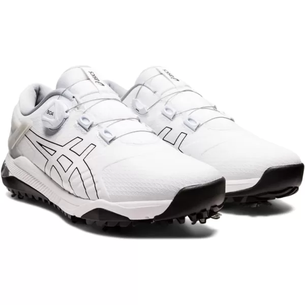 imageASICS Mens GelCourse Duo Boa Golf ShoesWhiteBlack