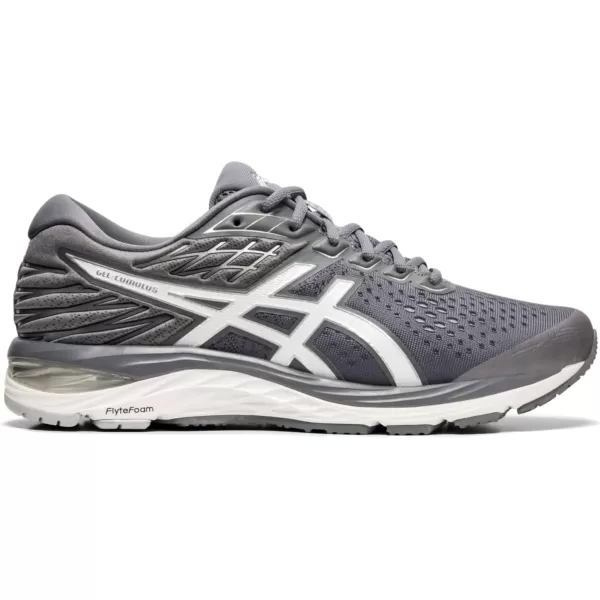 imageASICS Mens GelCumulus 21 Running ShoesMetropolisWhite