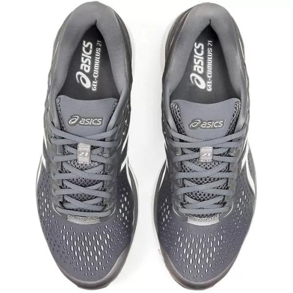 imageASICS Mens GelCumulus 21 Running ShoesMetropolisWhite