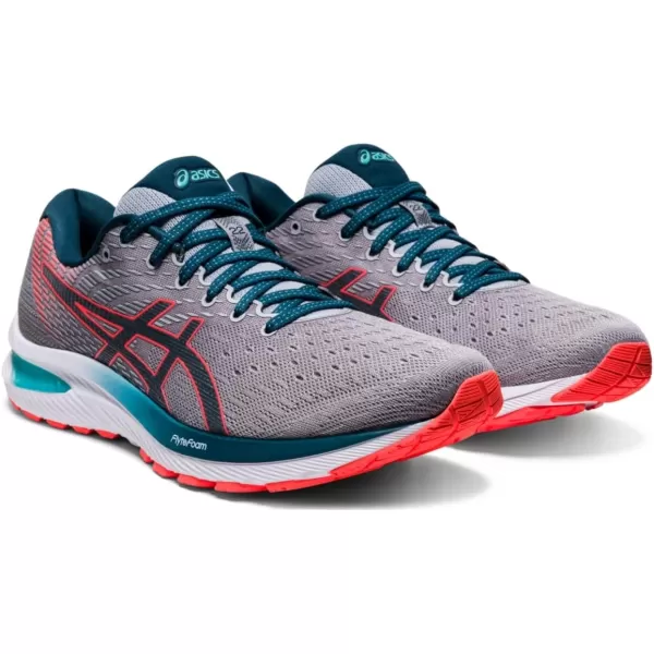 imageASICS Mens GelCumulus 22 Running ShoesPiedmont GreyMagnetic Blue