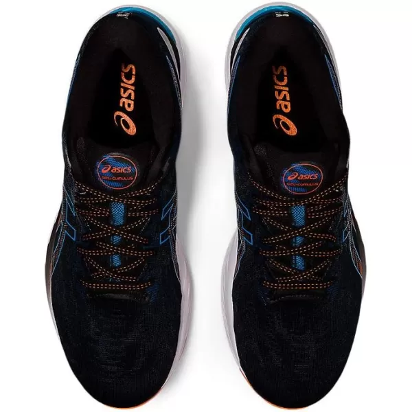 imageASICS Mens GelCumulus 23 Running ShoesBlackReborn Blue