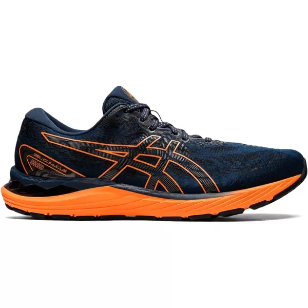 imageASICS Mens GelCumulus 23 Running ShoesFrench BlueShocking Orange