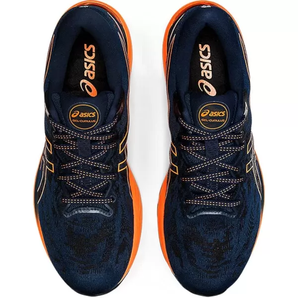 imageASICS Mens GelCumulus 23 Running ShoesFrench BlueShocking Orange