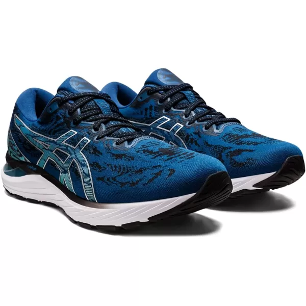 imageASICS Mens GelCumulus 23 Running ShoesMako BluePure Silver
