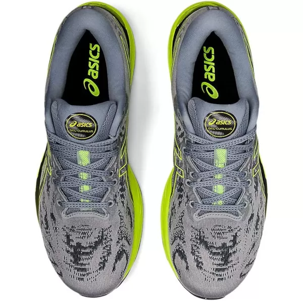 imageASICS Mens GelCumulus 23 Running ShoesSheet RockHazard Green