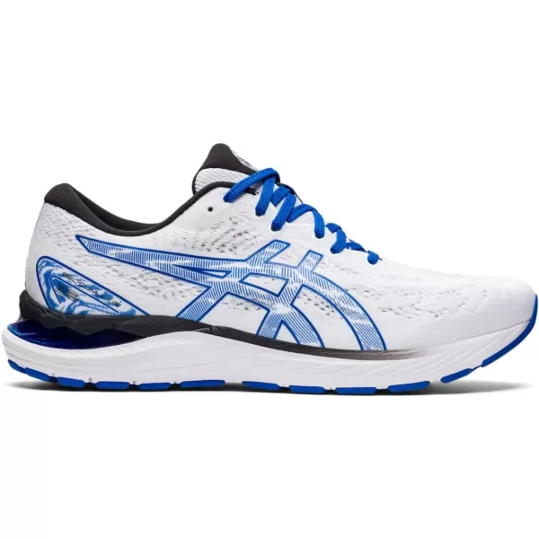 imageASICS Mens GelCumulus 23 Running ShoesWhiteTuna Blue