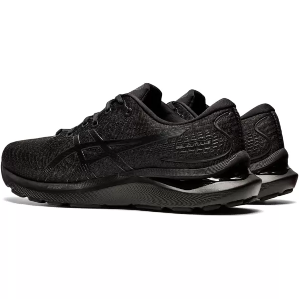 imageASICS Mens GelCumulus 24 Running ShoesBlackBlack