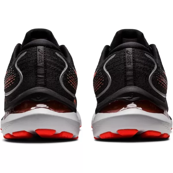 imageASICS Mens GelCumulus 24 Running ShoesBlackCherry Tomato