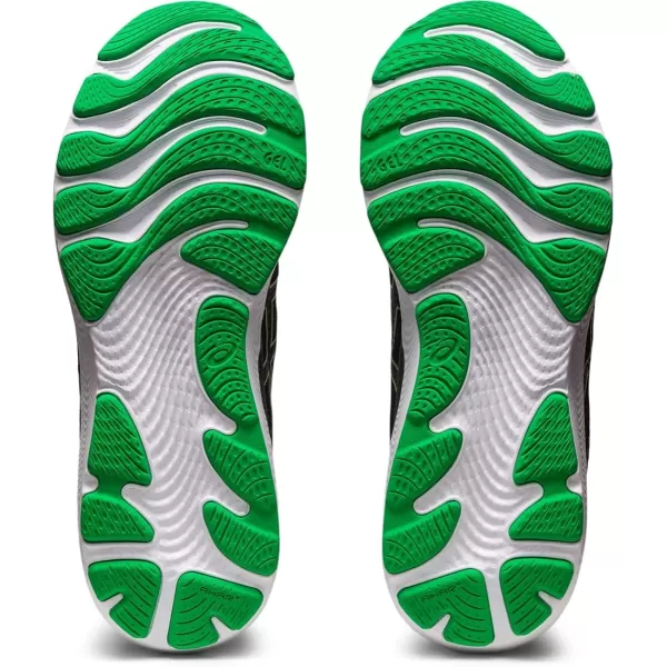 imageASICS Mens GelCumulus 24 Running ShoesBlackLime Zest