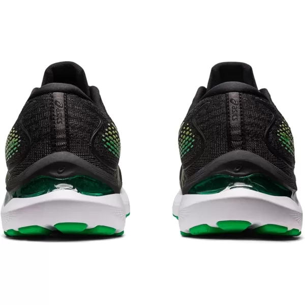 imageASICS Mens GelCumulus 24 Running ShoesBlackLime Zest