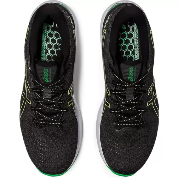 imageASICS Mens GelCumulus 24 Running ShoesBlackLime Zest