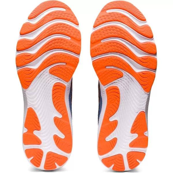 imageASICS Mens GelCumulus 24 Running ShoesBlackShocking Orange