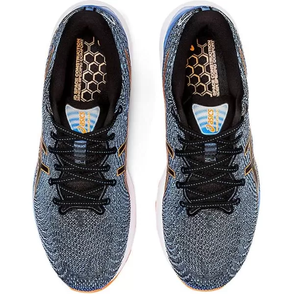 imageASICS Mens GelCumulus 24 Running ShoesBlackShocking Orange
