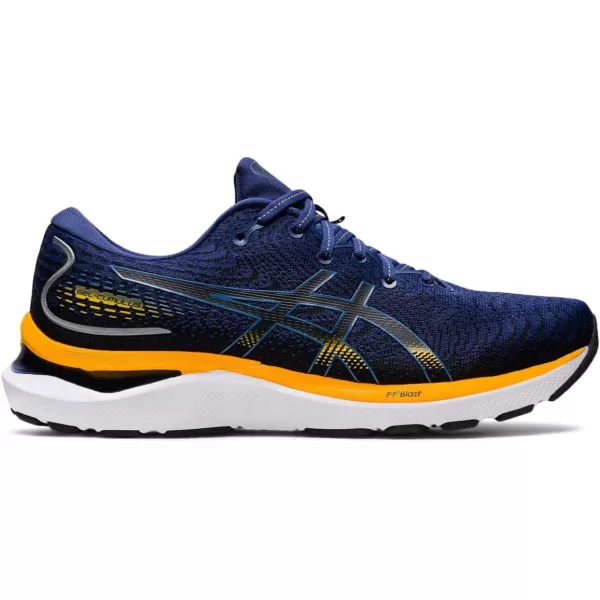 imageASICS Mens GelCumulus 24 Running ShoesDeep OceanAmber