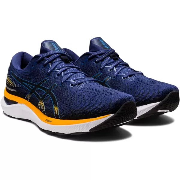 imageASICS Mens GelCumulus 24 Running ShoesDeep OceanAmber