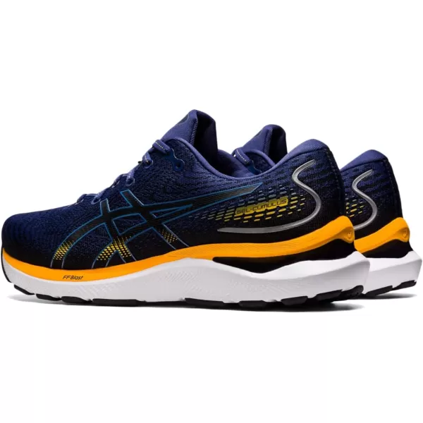 imageASICS Mens GelCumulus 24 Running ShoesDeep OceanAmber