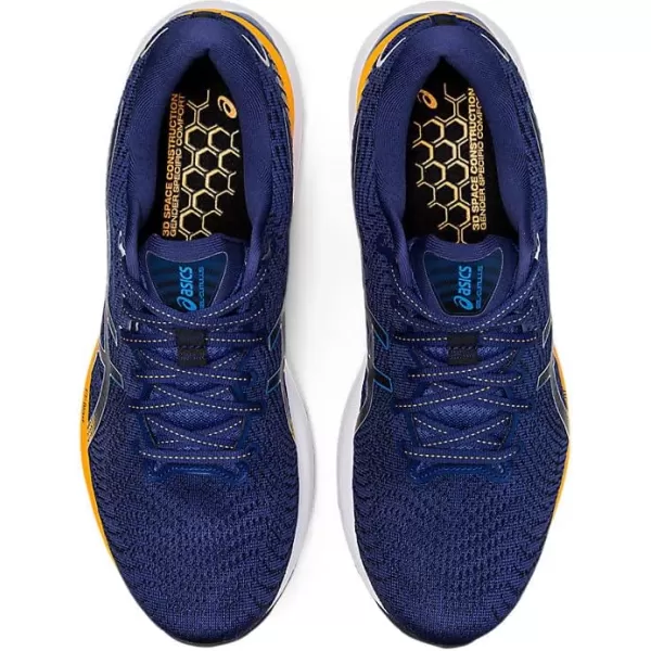 imageASICS Mens GelCumulus 24 Running ShoesDeep OceanAmber