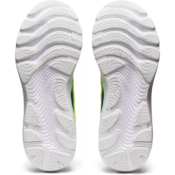 imageASICS Mens GelCumulus 24 Running ShoesSafety YellowVelvet Pine