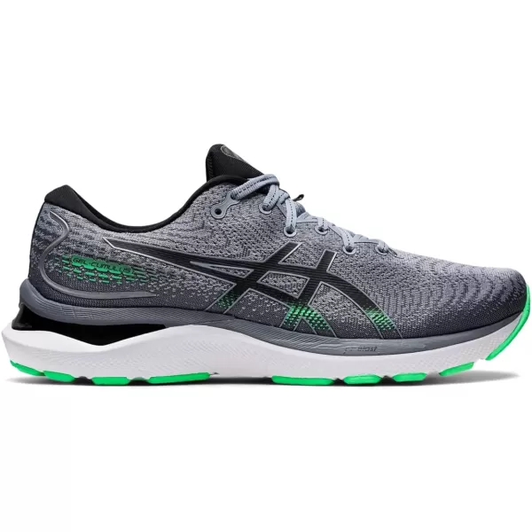 imageASICS Mens GelCumulus 24 Running ShoesSheet RockBlack