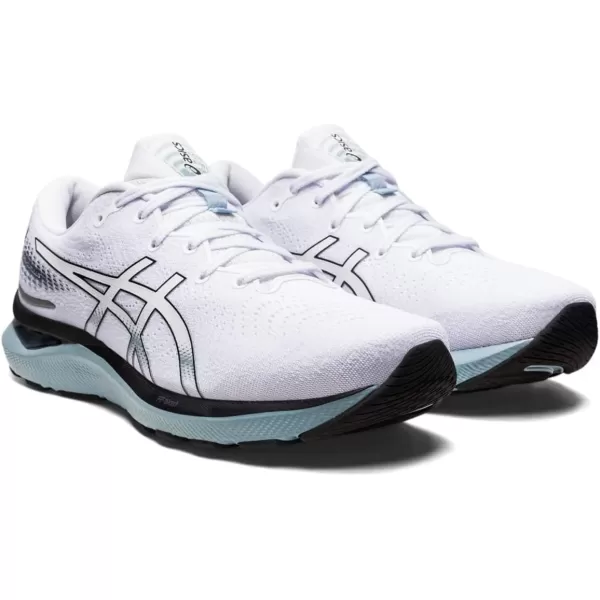 imageASICS Mens GelCumulus 24 Running ShoesWhiteBlack