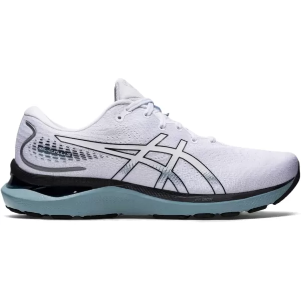 imageASICS Mens GelCumulus 24 Running ShoesWhiteBlack