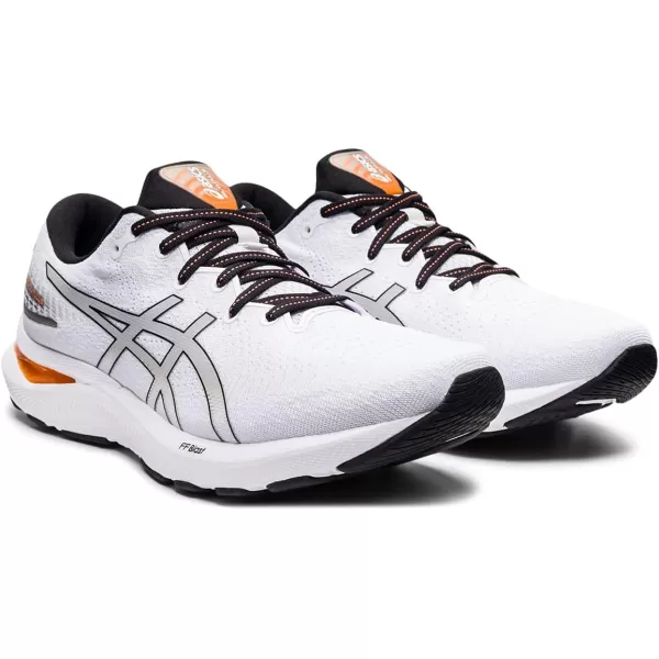 imageASICS Mens GelCumulus 24 Running ShoesWhitePiedmont Grey