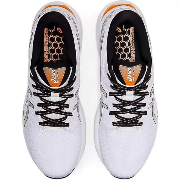 imageASICS Mens GelCumulus 24 Running ShoesWhitePiedmont Grey