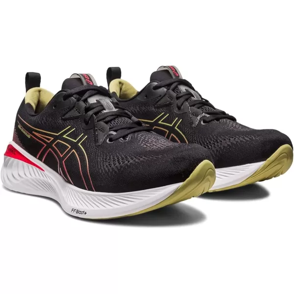 imageASICS Mens GelCumulus 25 Running ShoesBlackElectric Red